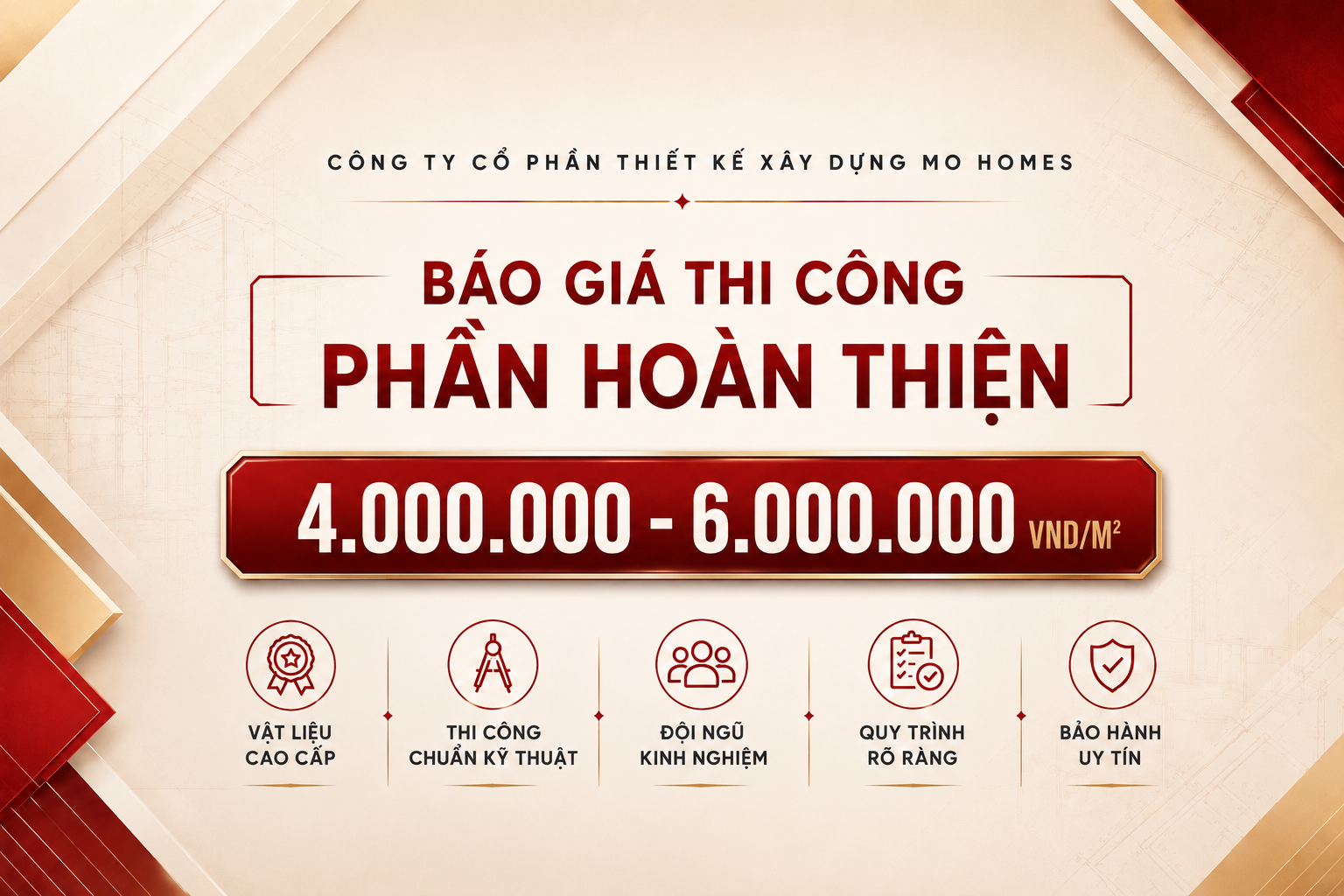 Báo giá hoàn thiện